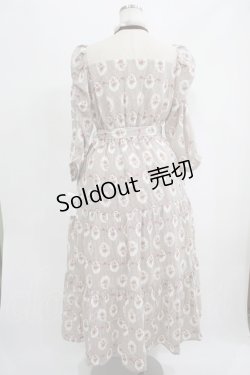 画像3: axes femme / ヴィンテージローズワンピース M ワイン H-25-07-14-030-AX-OP-NS-ZH