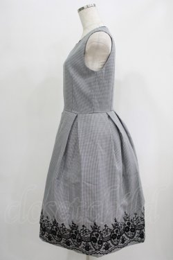 画像2: Catherine Cottage / フロッキープリントワンピース 9号 ブラック H-25-07-14-031-LO-OP-NS-ZH