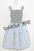 Angelic Pretty / Lucienne Dreamジャンパースカート Free ネイビー H-25-07-14-032-AP-OP-NS-ZH
