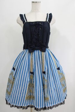 画像1: Angelic Pretty / Lucienne Dreamジャンパースカート Free ネイビー H-25-07-14-032-AP-OP-NS-ZH