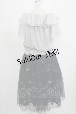 画像3: axes femme / アンサンブルレースワンピ M ネイビー/グレー H-25-07-14-034-AX-OP-NS-ZH