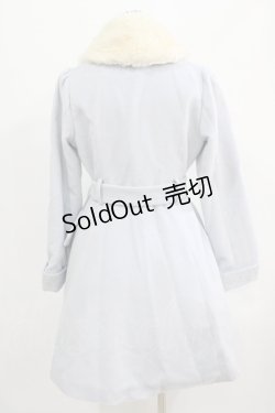 画像3: axes femme POETIQUE / 雪の結晶刺繍コート M サックス H-25-07-14-036-AX-CO-NS-ZT-C065