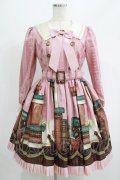 Angelic Pretty / Memorial Libraryワンピース Free ピンク H-25-07-14-038-AP-OP-NS-ZH