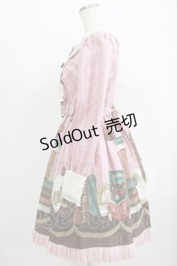 画像2: Angelic Pretty / Memorial Libraryワンピース Free ピンク H-25-07-14-038-AP-OP-NS-ZH