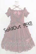 AND ROMEO / シフォンフリルワンピース Free ボルドー H-25-07-14-039-LO-OP-NS-ZH