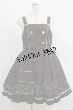 画像1: Angelic Pretty / Melty Royal Chocolateジャンパースカート Free ビター H-25-07-14-041-AP-OP-NS-ZH