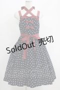metamorphose / サーキュラードットジャンパースカート Free ネイビー H-25-07-14-005-ME-OP-NS-ZH