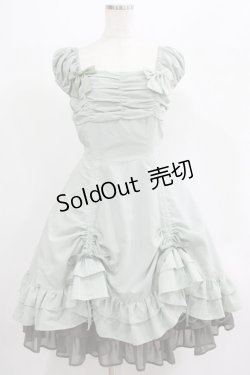画像1: Victorian maiden / フェアリードールパフスリーブドレス Free Forest green H-25-07-14-043-CL-OP-NS-ZH