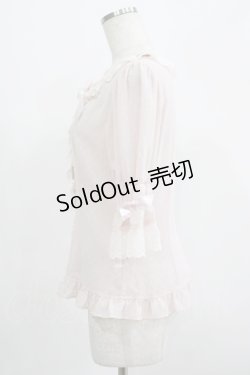 画像2: BABY,THE STARS SHINE BRIGHT / ドットシフォン半袖ブラウス Free ピンク H-25-07-14-050-BA-BL-NS-ZH