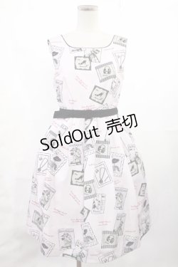 画像1: Fi.n.t / ブティックポスター柄ワンピース Free ピンク H-25-07-14-1006-CA-OP-NS-ZH