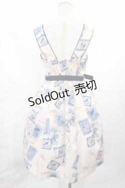 画像2: Fi.n.t / ブティックポスター柄ワンピース Free IVORY H-25-07-14-1007-CA-OP-NS-ZH