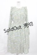 Fi.n.t / フラワーガーデン柄ワンピース Free GREEN H-25-07-14-1009-CA-OP-NS-ZH