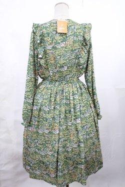 画像2: Fi.n.t / フラワーガーデン柄ワンピース Free GREEN H-25-07-14-1009-CA-OP-NS-ZH