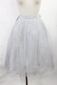 an another angelus / ドットオーガンジータックスカート Free BLUE GRAY H-25-07-14-1018-CA-SK-NS-ZH