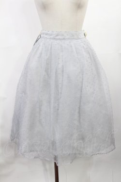 画像1: an another angelus / ドットオーガンジータックスカート Free BLUE GRAY H-25-07-14-1018-CA-SK-NS-ZH