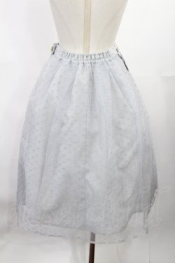 画像2: an another angelus / ドットオーガンジータックスカート Free BLUE GRAY H-25-07-14-1018-CA-SK-NS-ZH