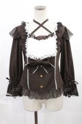 Angelic Pretty / 切替シャーリングカットソー Free ブラウン H-25-07-14-1026-AP-TO-NS-ZH