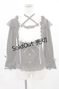Angelic Pretty / 切替シャーリングカットソー Free ブラウン H-25-07-14-1026-AP-TO-NS-ZH