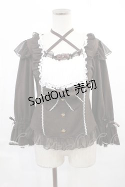 画像1: Angelic Pretty / 切替シャーリングカットソー Free ブラウン H-25-07-14-1026-AP-TO-NS-ZH