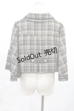 画像2: axes femme POETIQUE / ダブルボタンケープジャケット M グリーン H-25-07-14-1034-AX-JA-NS-ZH