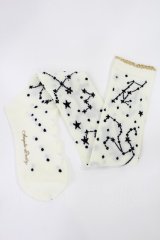 Angelic Pretty / Cosmicオーバーニー  オフ H-25-07-14-1037-AP-ZA-NS-ZH