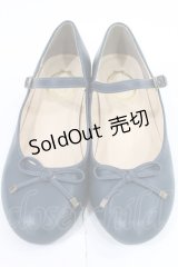 F&A / リボンストラップパンプス L/24.5cm ネイビー H-25-07-14-1039-LO-ZA-NS-ZH