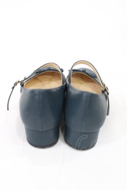 画像3: F&A / リボンストラップパンプス L/24.5cm ネイビー H-25-07-14-1039-LO-ZA-NS-ZH
