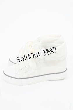 画像2: Fi.n.t / レース使いハイカットスニーカー S/22.5cm オフ H-25-07-14-1040-CA-SH-NS-ZH