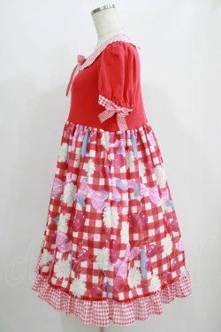 画像2: Angelic Pretty / Sweet Cherry Margaretカットワンピース Free アカ H-25-07-14-001-AP-OP-NS-ZH