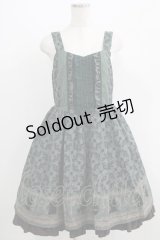 axes femme / ダークオーナメント柄ワンピース M グリーン H-25-07-14-006-AX-OP-NS-ZH