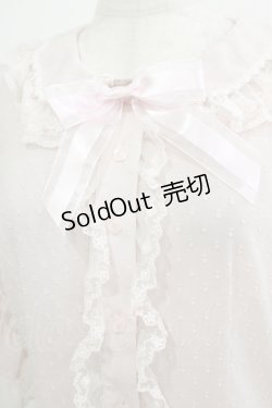 画像4: BABY,THE STARS SHINE BRIGHT / ドットシフォン半袖ブラウス Free ピンク H-25-07-14-050-BA-BL-NS-ZH