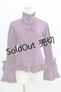 metamorphose / シャーリング姫袖ブラウス（梨地） Free パープル H-25-07-14-051-ME-BL-NS-ZH