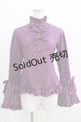 metamorphose / シャーリング姫袖ブラウス（梨地） Free パープル H-25-07-14-051-ME-BL-NS-ZH