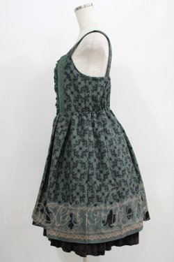 画像2: axes femme / ダークオーナメント柄ワンピース M グリーン H-25-07-14-006-AX-OP-NS-ZH