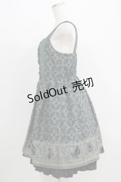 画像2: axes femme / ダークオーナメント柄ワンピース M グリーン H-25-07-14-006-AX-OP-NS-ZH