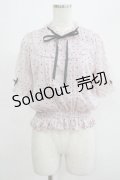 LIZ LISA / ハートフロッキーブラウス Free ピンク H-25-07-14-055-LO-BL-NS-ZH