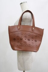 m petit by misako / AMハナパンチング2WAYバッグ  ブラウン H-25-07-14-063-LO-BG-NS-ZH