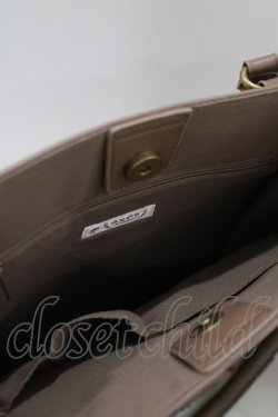 画像5: axes femme / ポケット付タテ型A4トート  ブラウン H-25-07-14-066-AX-BG-NS-ZH