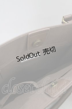 画像5: axes femme / ポケット付タテ型A4トート  ブラウン H-25-07-14-066-AX-BG-NS-ZH