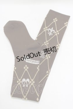 画像1: metamorphose / fortune tarotオーバーニー  ブラウン H-25-07-14-068-ME-ZA-NS-ZH