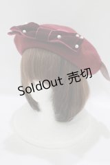 m petit by misako / TT*AMリボンBベレー  ボルドー H-25-07-14-076-LO-AC-NS-ZH