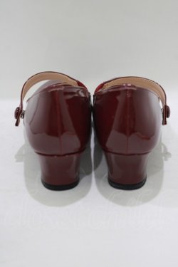 画像3: Fi.n.t / 釦使いストラップエナメルパンプス S/22.5cm Bordeaux H-25-07-14-083-CA-SH-NS-ZH