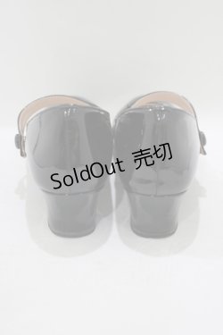 画像3: Fi.n.t / 釦使いストラップエナメルパンプス S/22.5cm BLACK H-25-07-14-084-CA-SH-NS-ZH