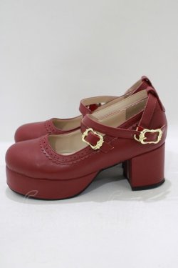 画像2: Amavel / ベロアリボンクロスパンプス S（22.5-23cm） レッド H-25-07-14-085-CA-SH-NS-ZH