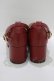 画像3: Amavel / ベロアリボンクロスパンプス S（22.5-23cm） レッド H-25-07-14-085-CA-SH-NS-ZH