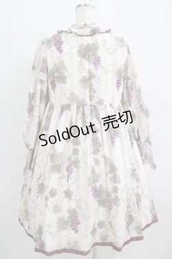画像3: 仲夏物語（海外ロリータブランド） / ロワールの葡萄園立ち衿ワンピース M 生成り H-25-07-14-012-EL-OP-NS-ZH