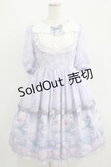 Angelic Pretty / Milky Swan襟付ワンピース Free ラベンダー H-25-07-14-002-AP-OP-NS-ZH