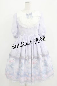 Angelic Pretty / Milky Swan襟付ワンピース Free ラベンダー H-25-07-14-002-AP-OP-NS-ZH