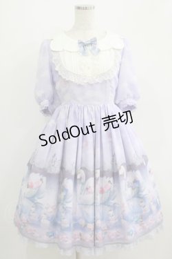 画像1: Angelic Pretty / Milky Swan襟付ワンピース Free ラベンダー H-25-07-14-002-AP-OP-NS-ZH
