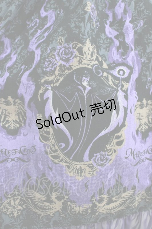 画像4: ALICE and the PIRATES / フリル袖ジャンパースカート(Maleficent) Free パープル H-25-07-14-014-PA-OP-NS-ZH (4)